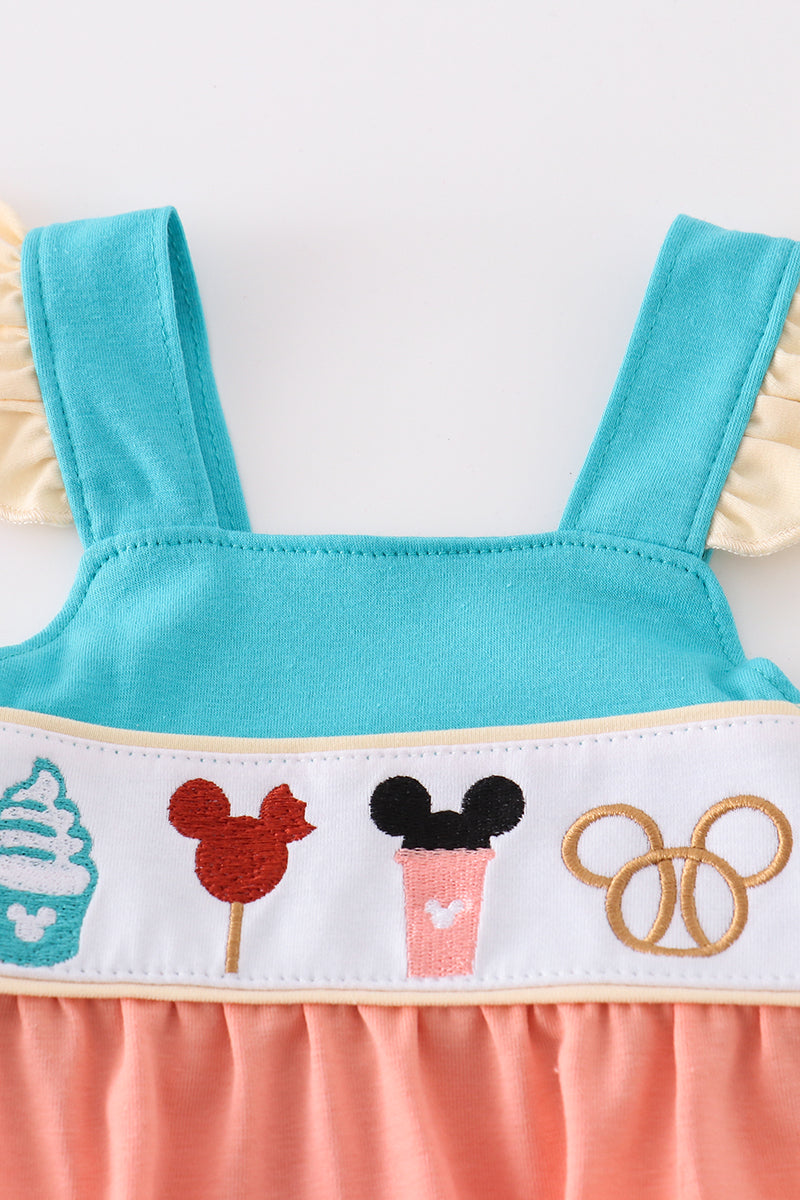 CHARACTER EMBROIDERY GIRL BUBBLE
