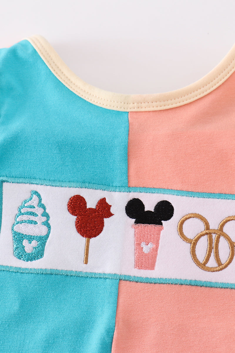 CHARACTER EMBROIDERY GIRL BLOOMER SET