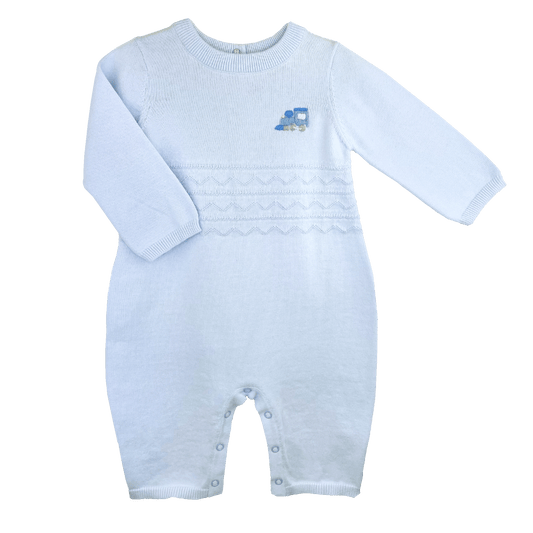 Embroidered Train Lightweight Knit Longall: 6 Month