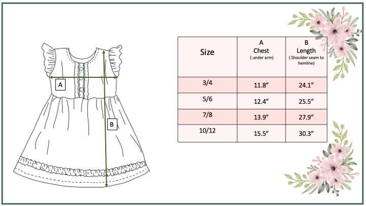 Kids Pastel Blue Ruffle Button Spring Summer Dress: 7/8