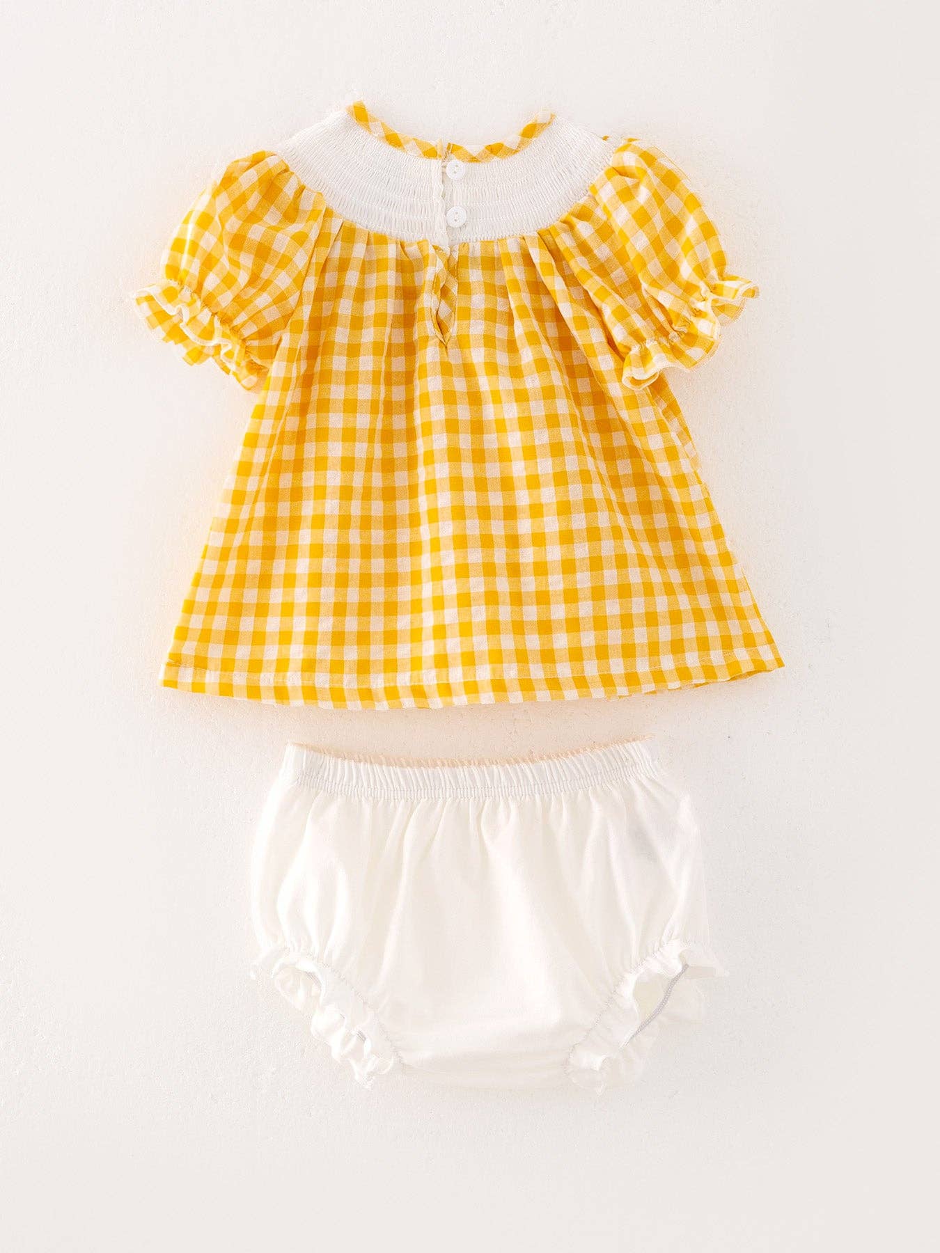 Farm Chick Smocking Embroidered Girls Dress Outfit