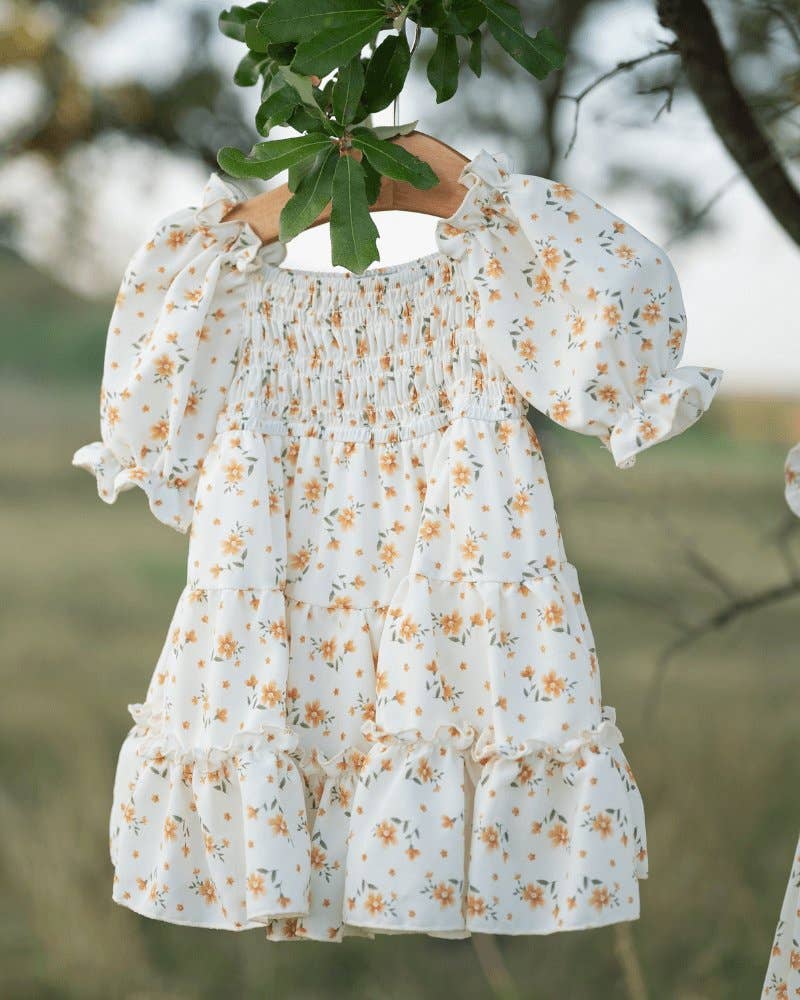 Mommy and Me Katherine Dress - Yellow Floral: 2T