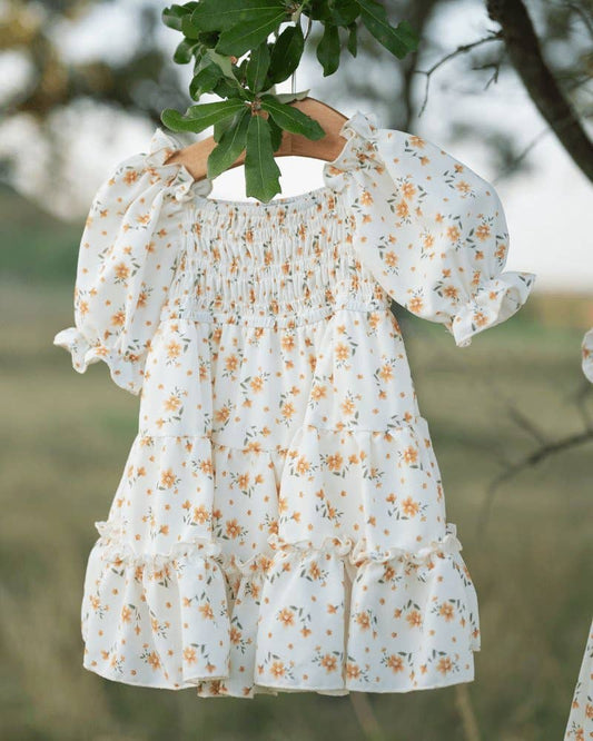 Mommy and Me Katherine Dress - Yellow Floral: 2T