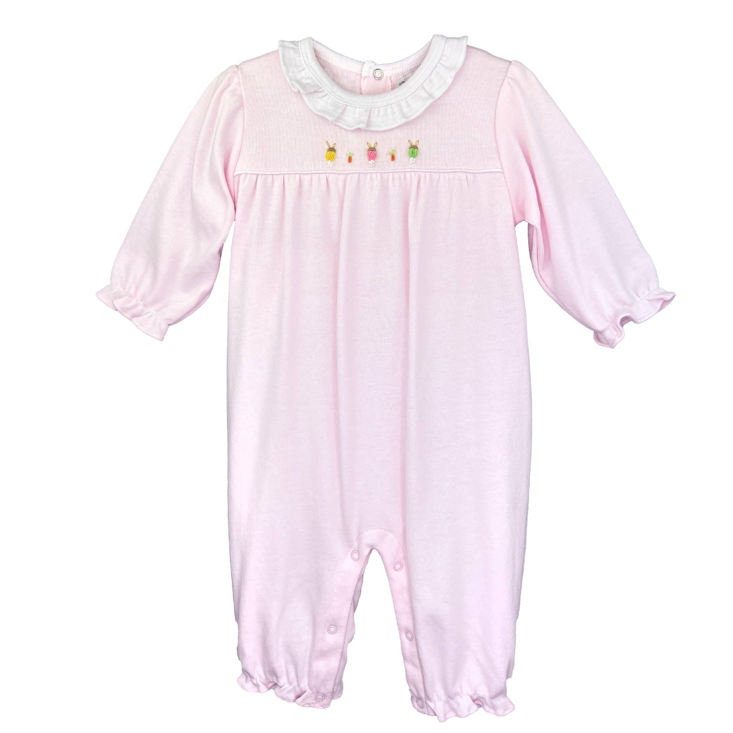 Bullion Bunny Knit Convertible Gown/Romper/Sleeper: Newborn