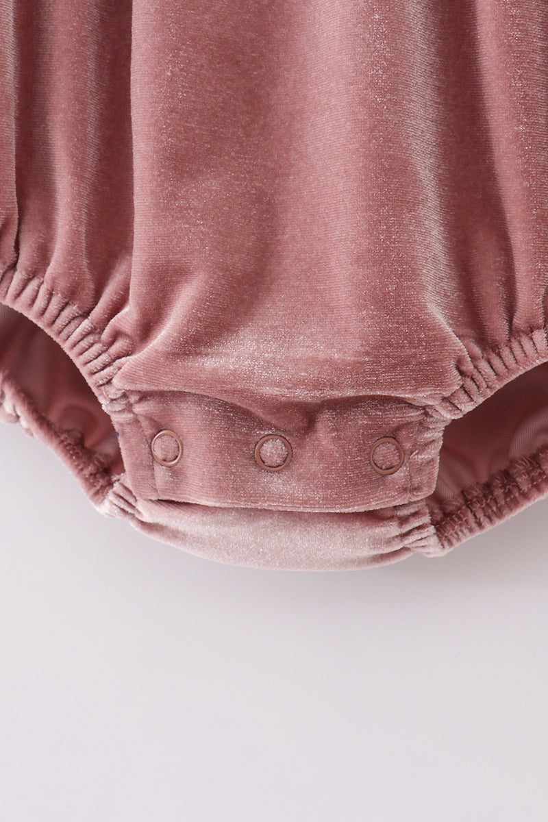SAND VELVET RUFFLE BUBBLE