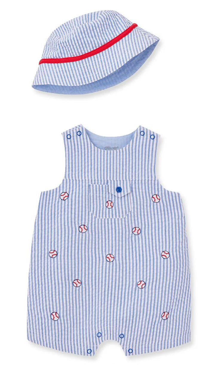 Baseball Woven Sun Suit and Hat