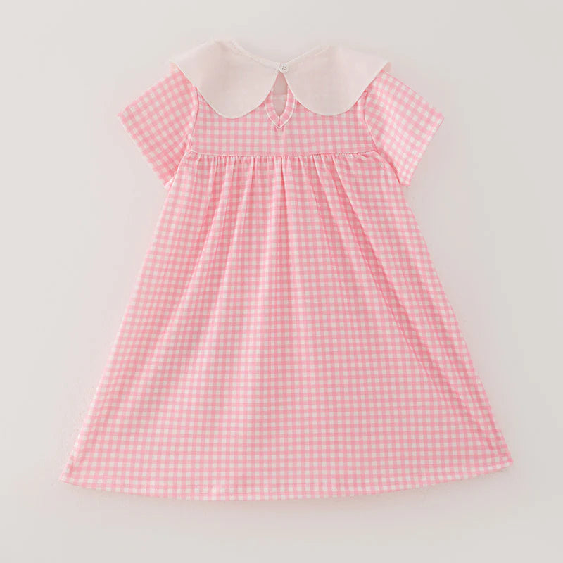 Girls Halloween Ghost Appliqué and Embroidery Dress