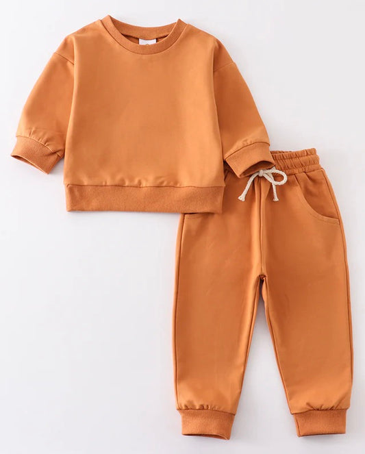 Rusty Orange Sweatsuit  Unisex (*Perfect for a MONOGRAM!)