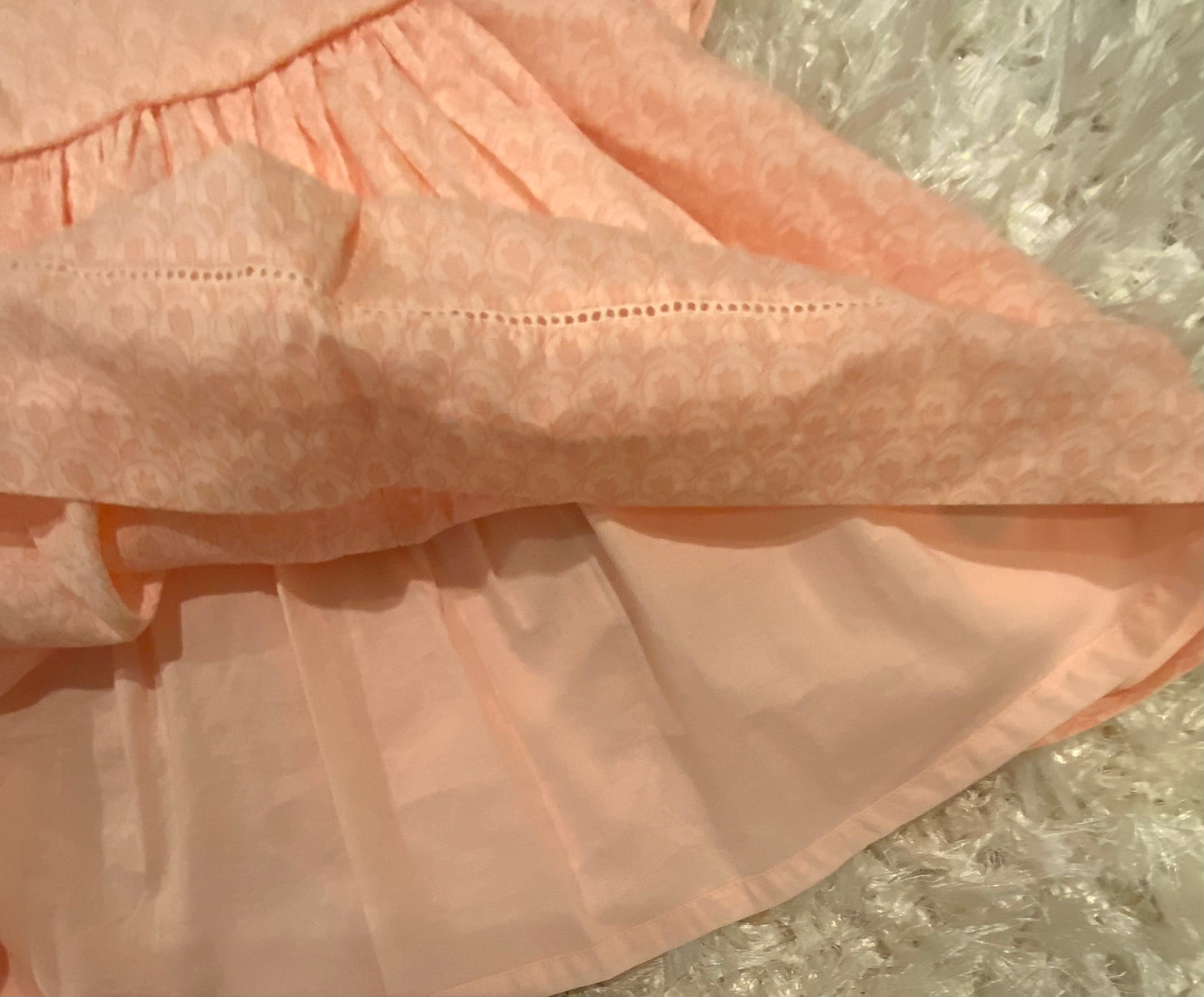 Orange Floral Butterfly Sleeve Dress