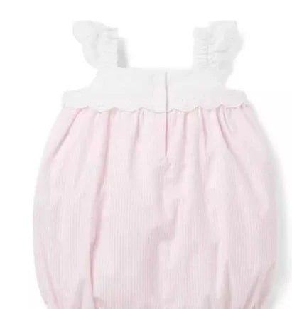 Baby Eyelet Seersucker Romper