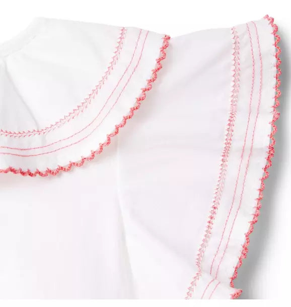 Flutter Sleeve Jersey Top Girls