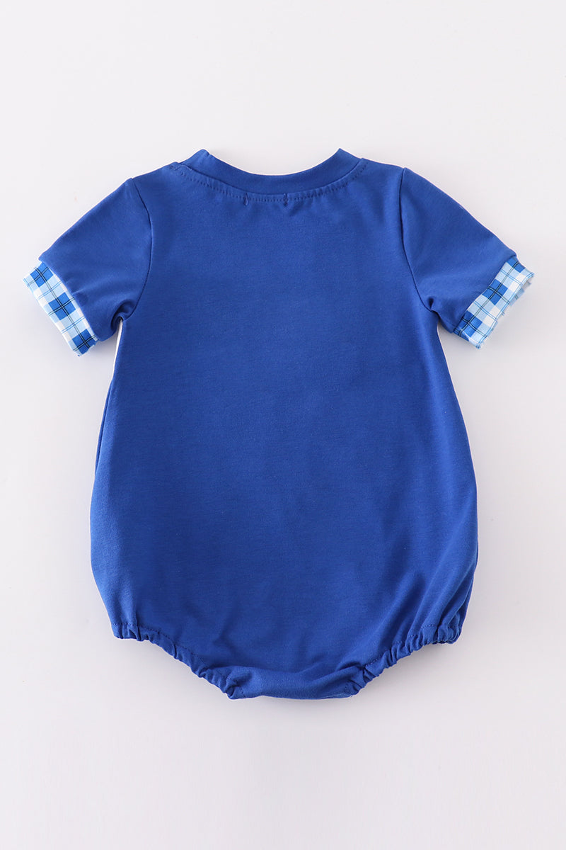 BLUE KY WILDCATS EMBROIDERY BOY BUBBLE