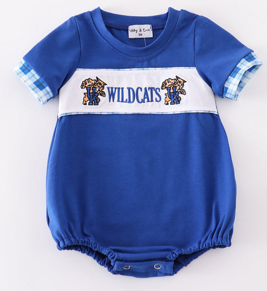 BLUE KY WILDCATS EMBROIDERY BOY BUBBLE