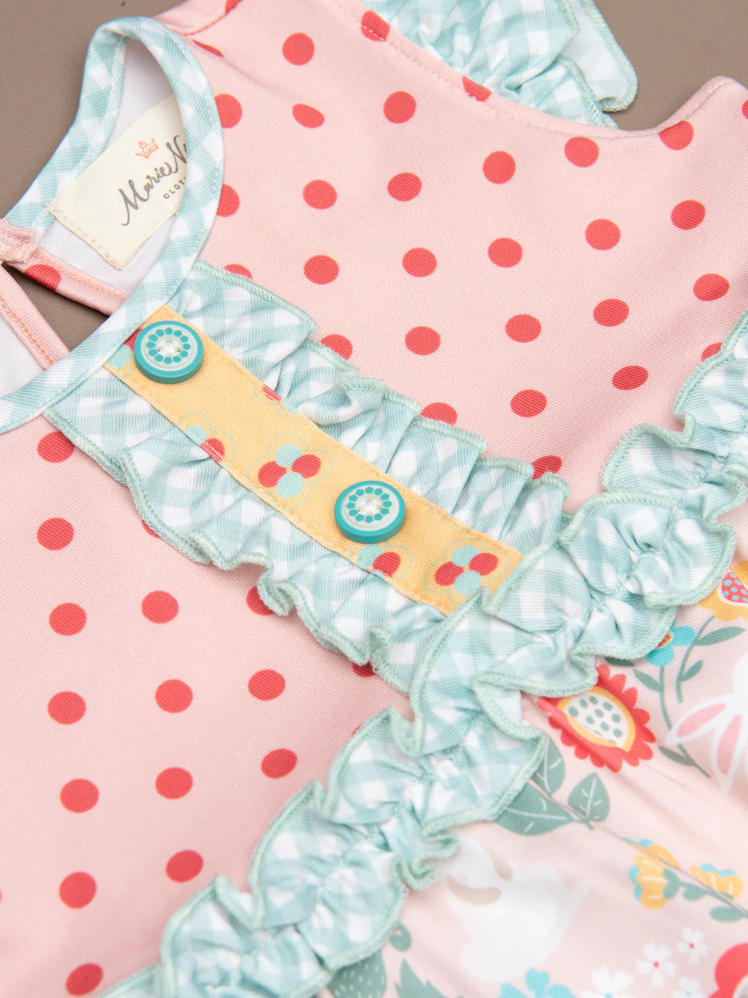 Lilly Belle Cottontail Knot Gown W/ Headband 3-6M