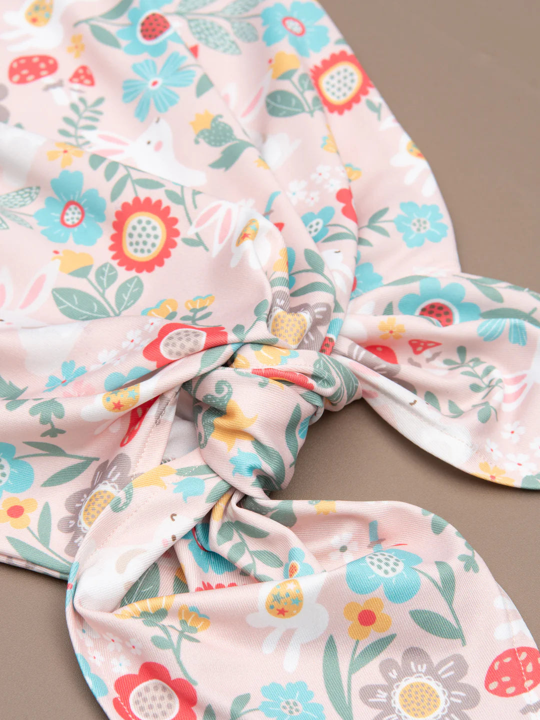 Lilly Belle Cottontail Knot Gown W/ Headband 3-6M