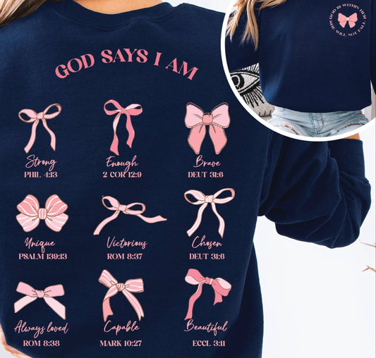 God Says I Am -Youth Sweatshirt