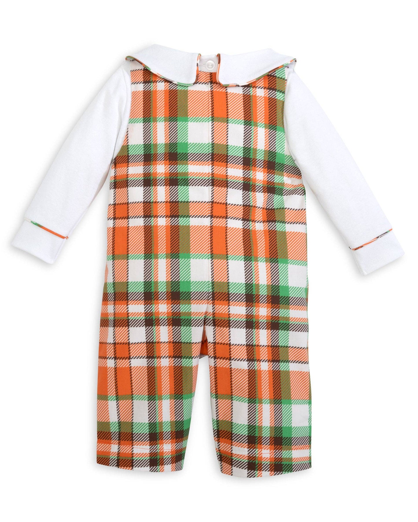 Autumn Plaid Boys Jonjon & Knit Shirt Set