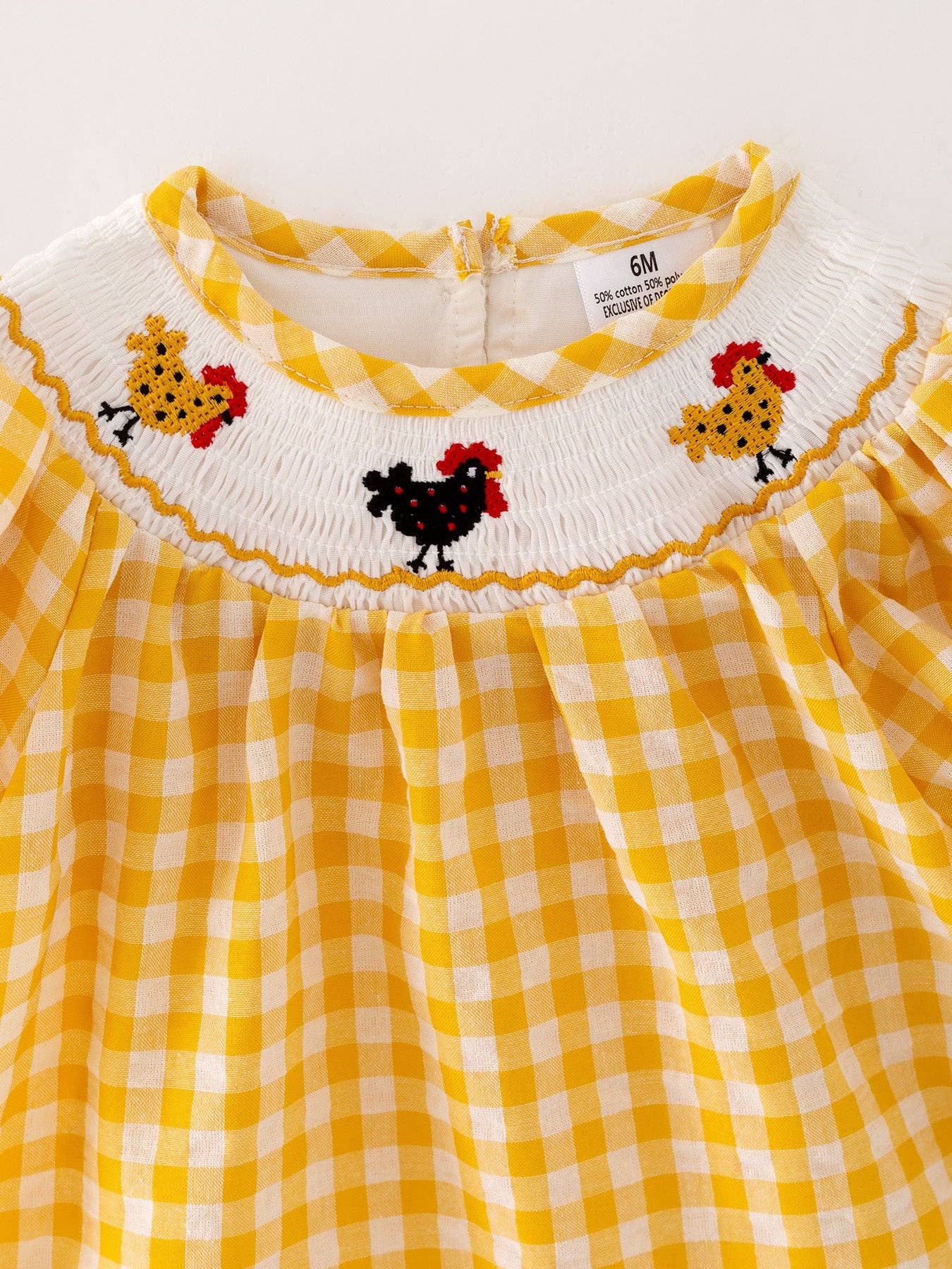 Farm Chick Smocking Embroidered Girls Dress Outfit
