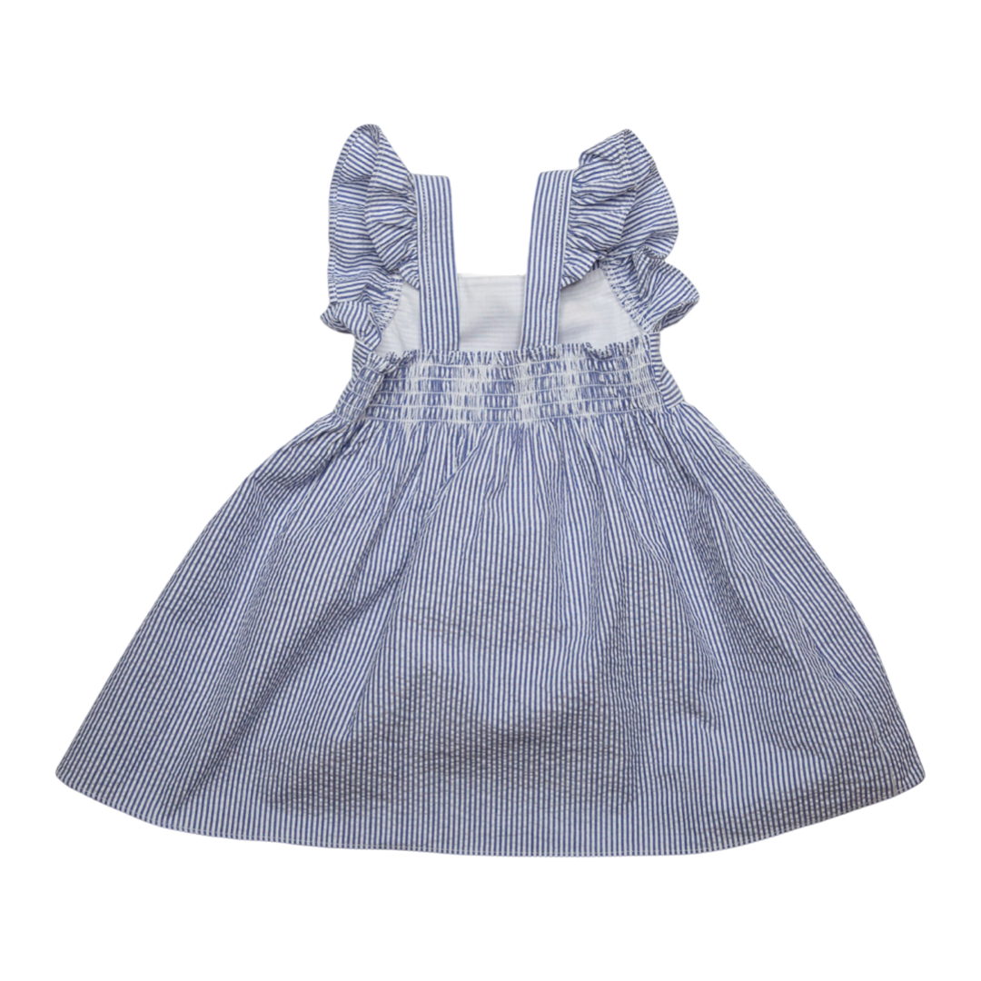 Girls Good Lad Brand  Flag Embroidered Dres