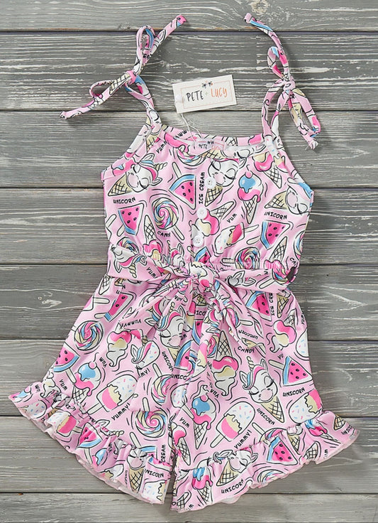 Girls Pink Ice cream Jumper