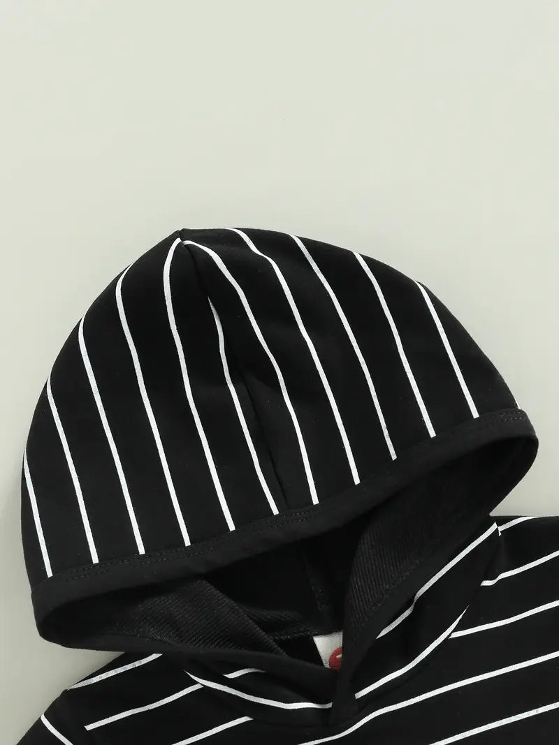 Baby Boys Hooded Sweatshirt and Short Set 6M