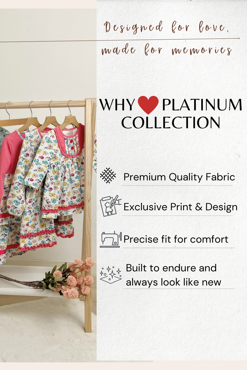 PLATINUM BALLOON PRINT RUFFLE GIRL ROMPER