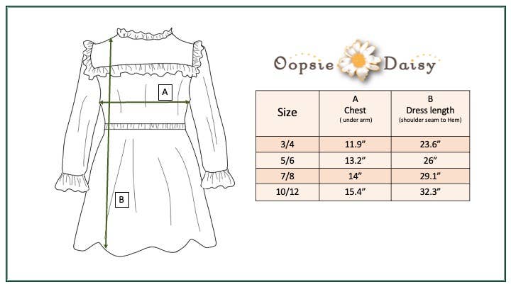 Girls Classic Black Polka Dot Ruffle Yolk Dress: