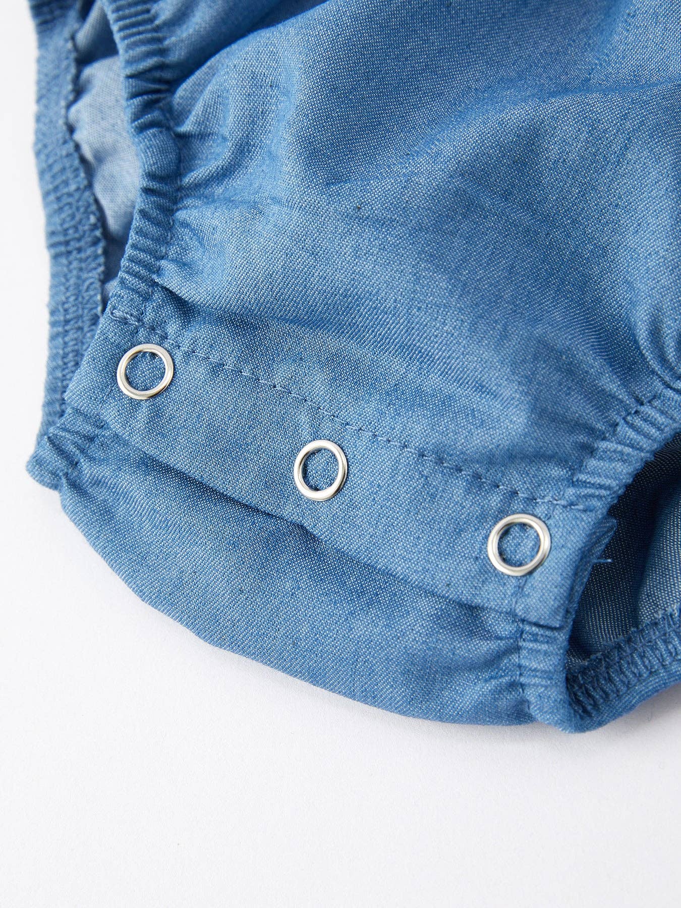 Minnie Applique Flying Sleeve Girls' Romper: