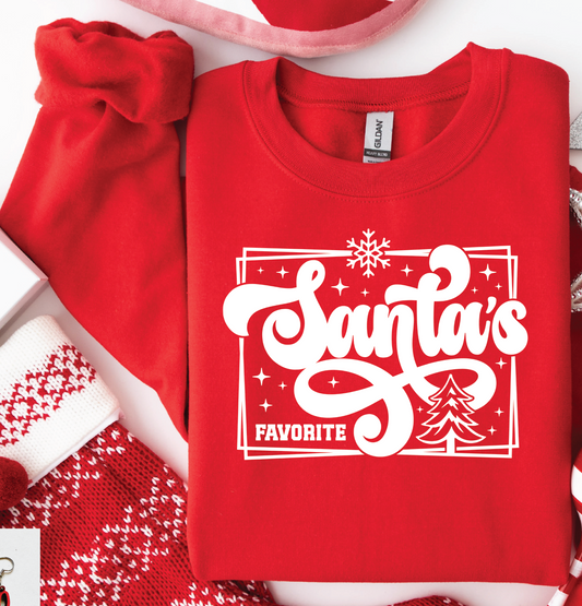 Santas Favorite Sweatshirt