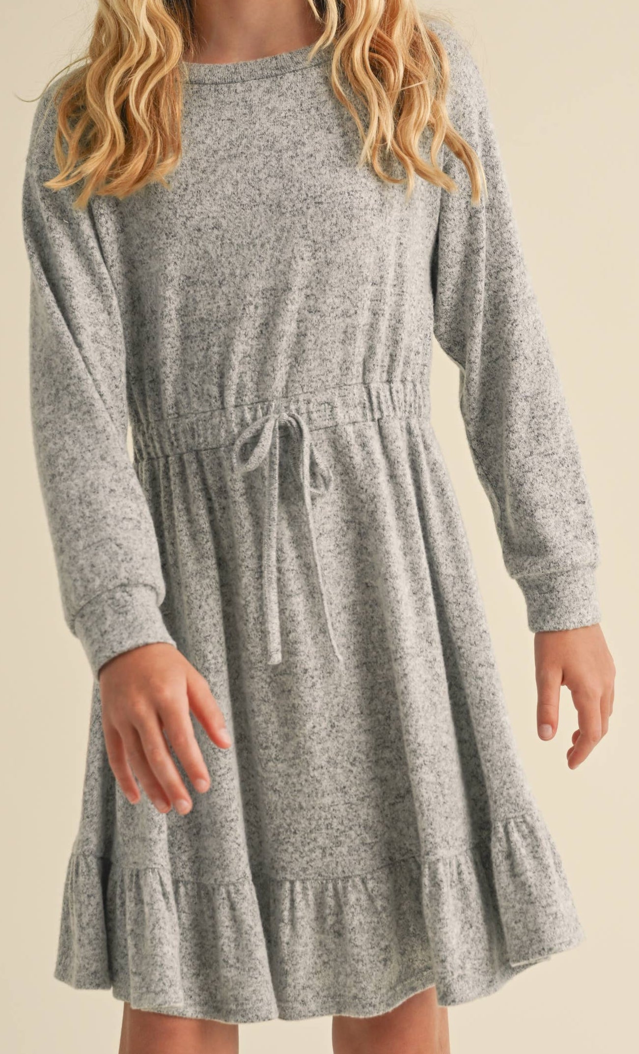TWEEN GIRLS HACCI LONG SLEEVE DRESS