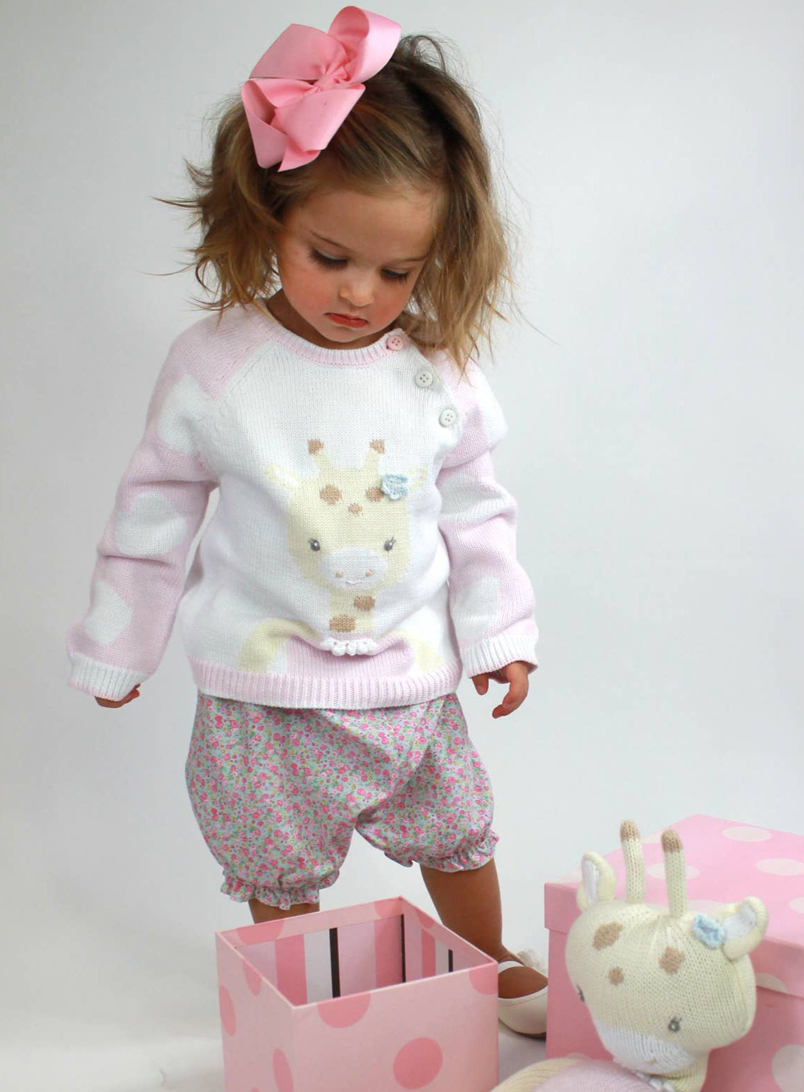 Gisele the Giraffe Face Knit Sweater