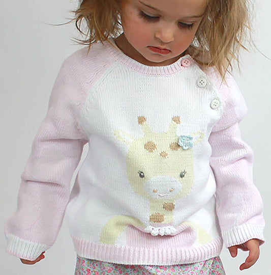 Gisele the Giraffe Face Knit Sweater