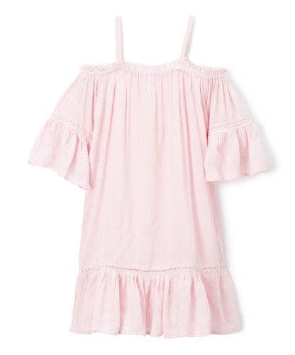 Light Pink Lace Detail Dress Tween Girls; 7 Years