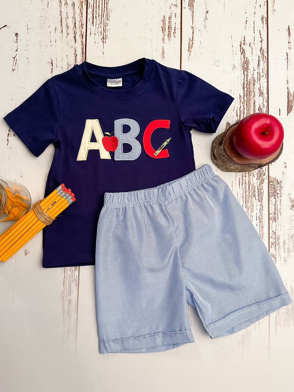 ABC Top and Shorts Set: