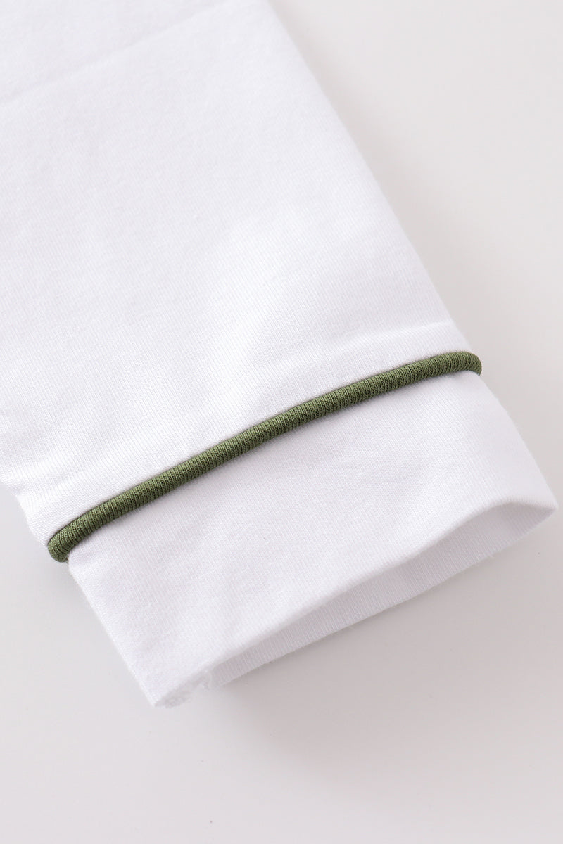 Green plaid girl bubble