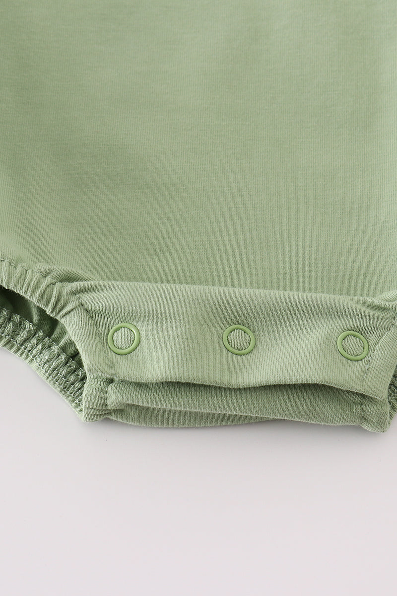 PREMIUM GREEN TURKEY EMBROIDERY BOY BUBBLE