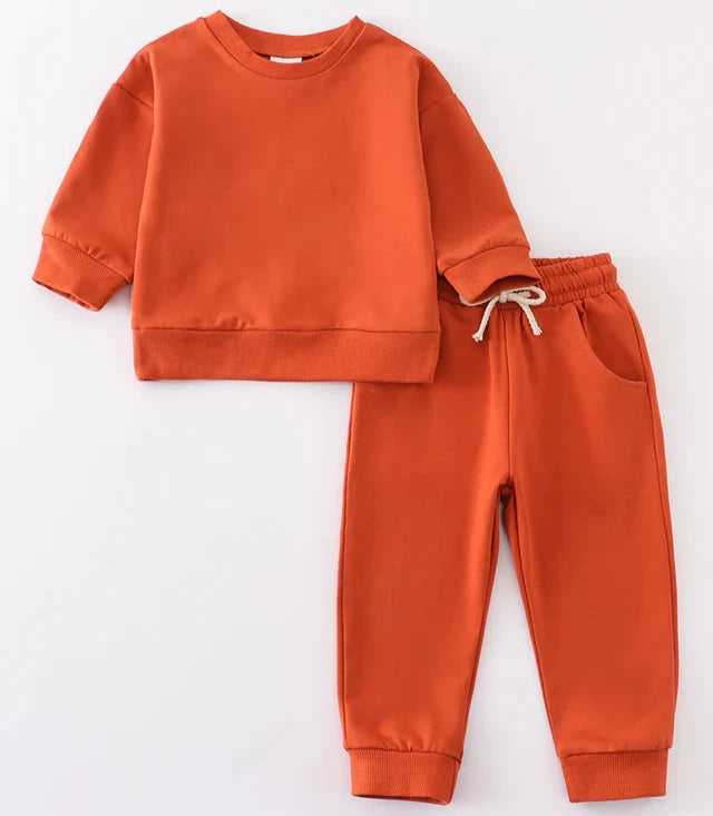 Honey Orange Sweatsuit  Unisex (*Perfect for a MONOGRAM!)