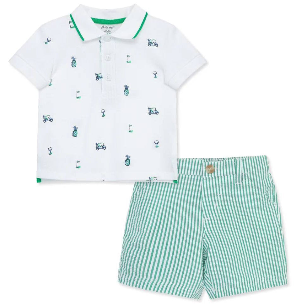 Golf Polo Short Set