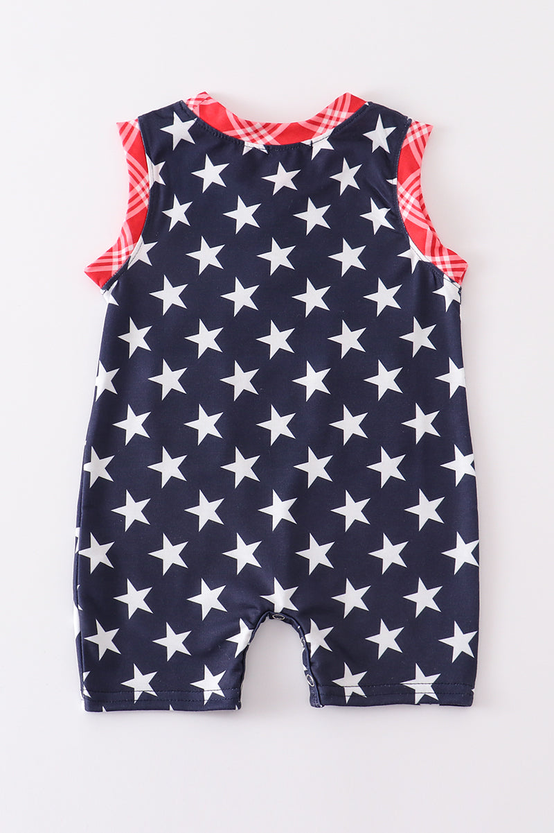 Patriotic Star Boy Romper