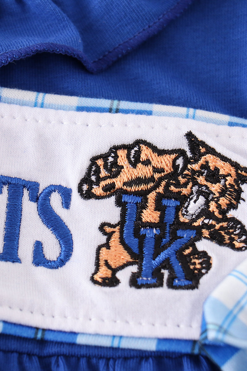 BLUE WILDCATS EMBROIDERY GIRL BUBBLE