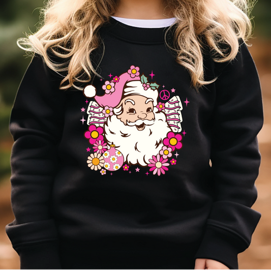 Girl Christmas cute pink Santa Youth