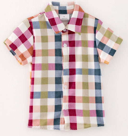 Boys Plaid Shirt