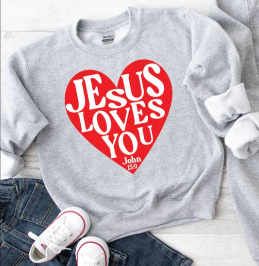 Jesus Love You Youth Sweatshirt