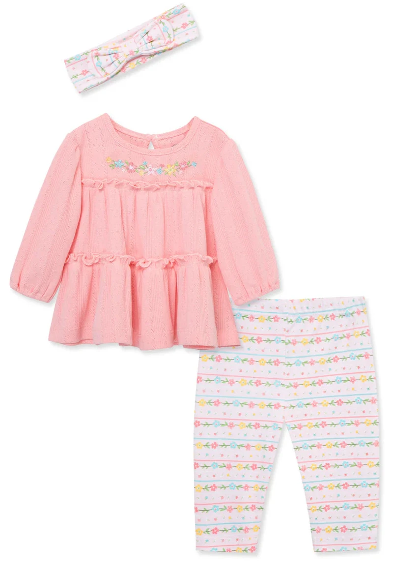 Floral Garland Tunic Set & Headband